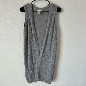 Max Studio Gray V-Neck Sweater cardigan